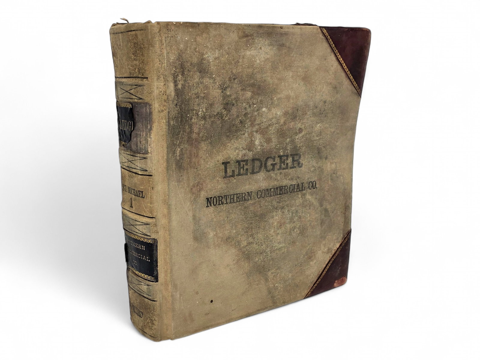 Northern Commercial Co. Gold Rush Historical Ledger: A remarkable and unique historical record from Alaska's Gold Rush era, consisting of a massive business ledger from the Northern Commercial Company in St. Michael, Alaska, one of the most important su