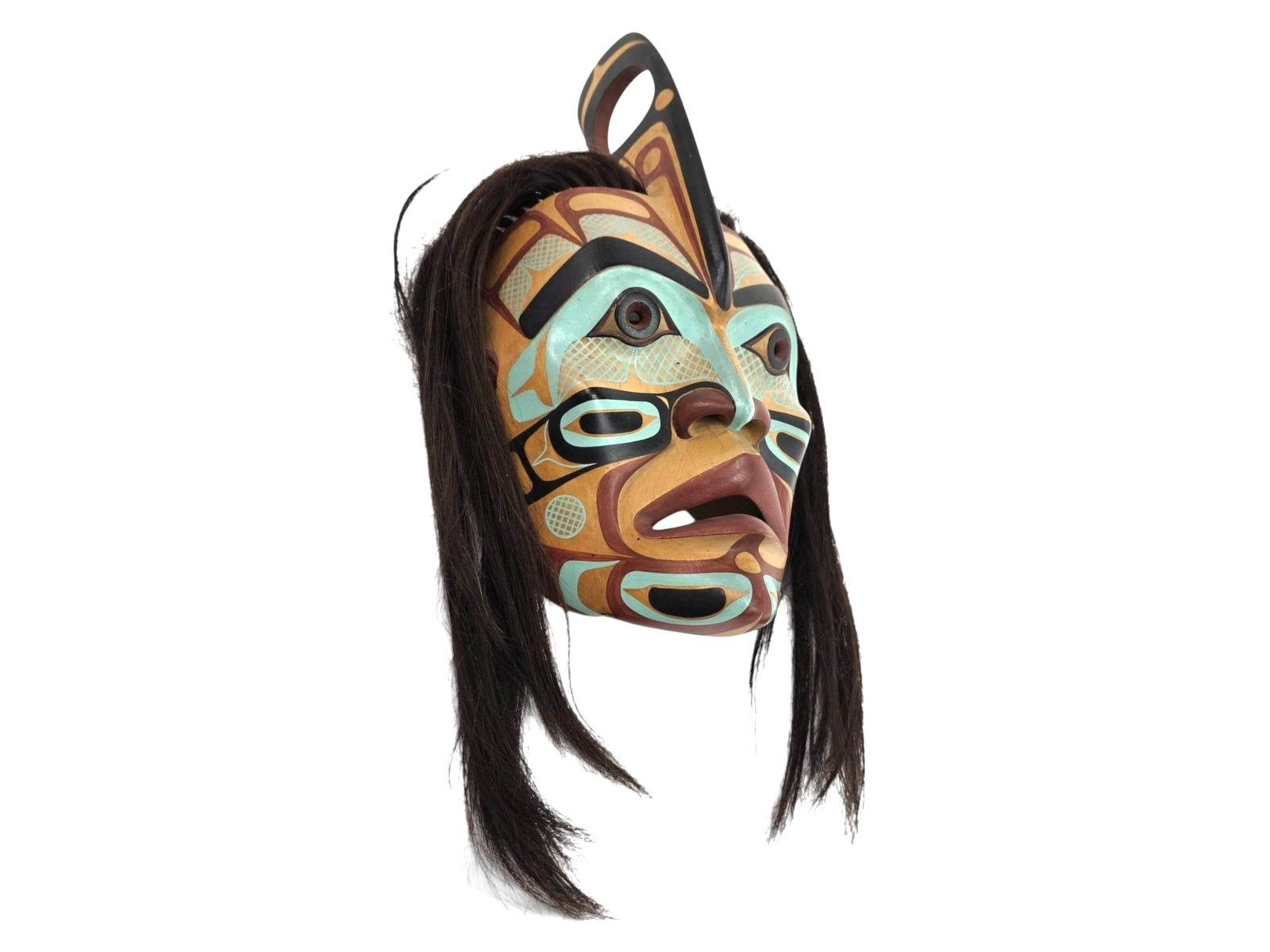 Northwest Coast Orca Portrait Mask – John Livingston (1 of 11)