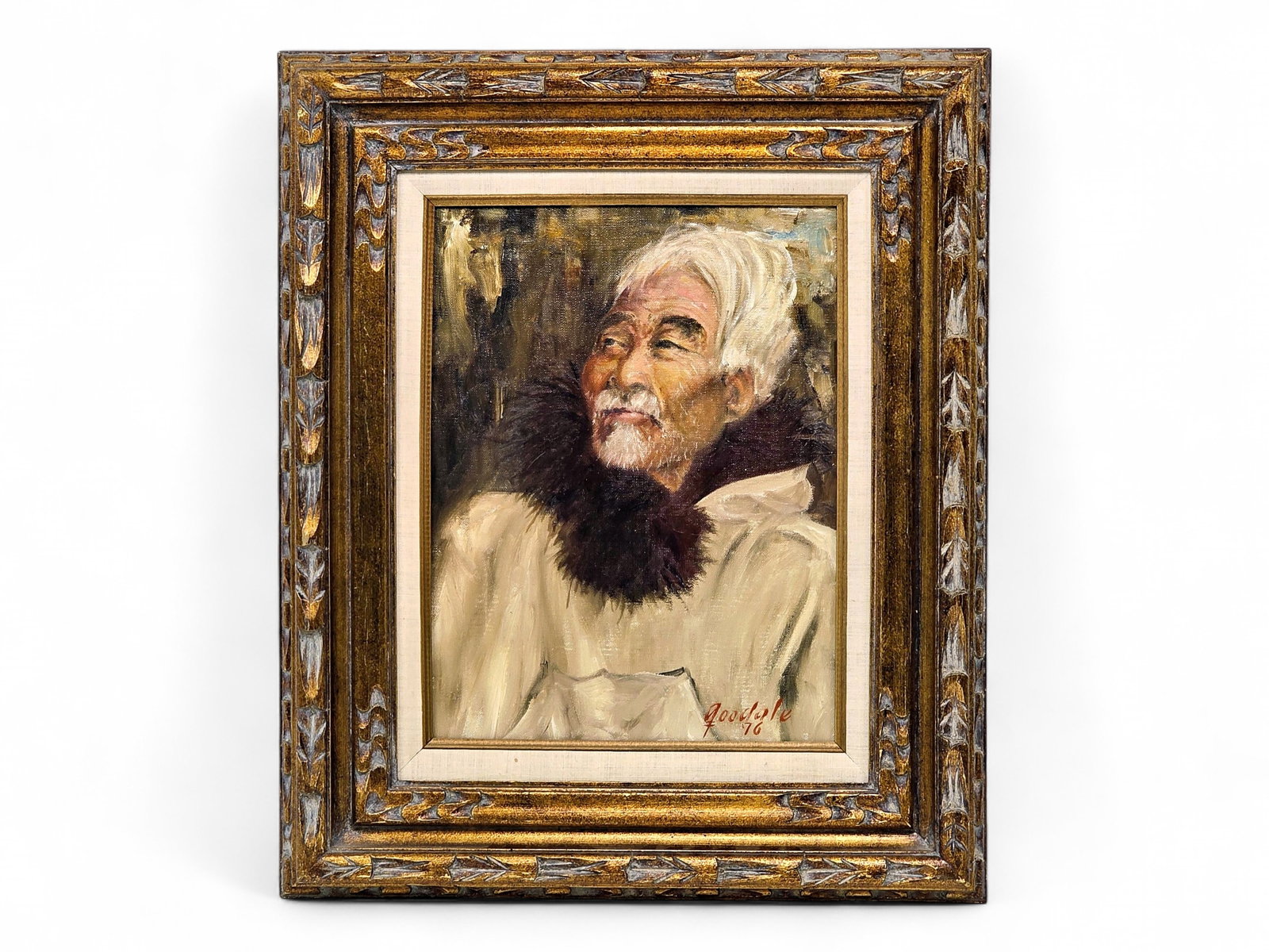 Harvey Goodale "Old Man Edwards" Oil Painting (1 of 9)