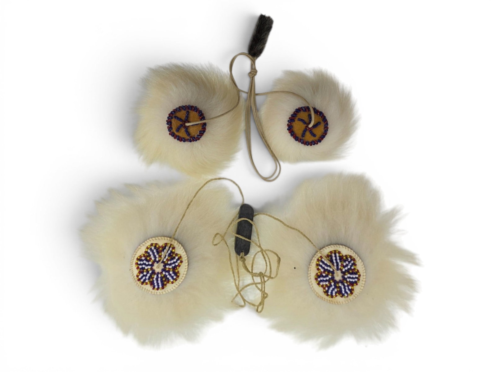 Polar Bear Fur Eskimo Yo-Yos (Aqsraq) by Mabel Hank & Geneva Marinkovski (1 of 6)