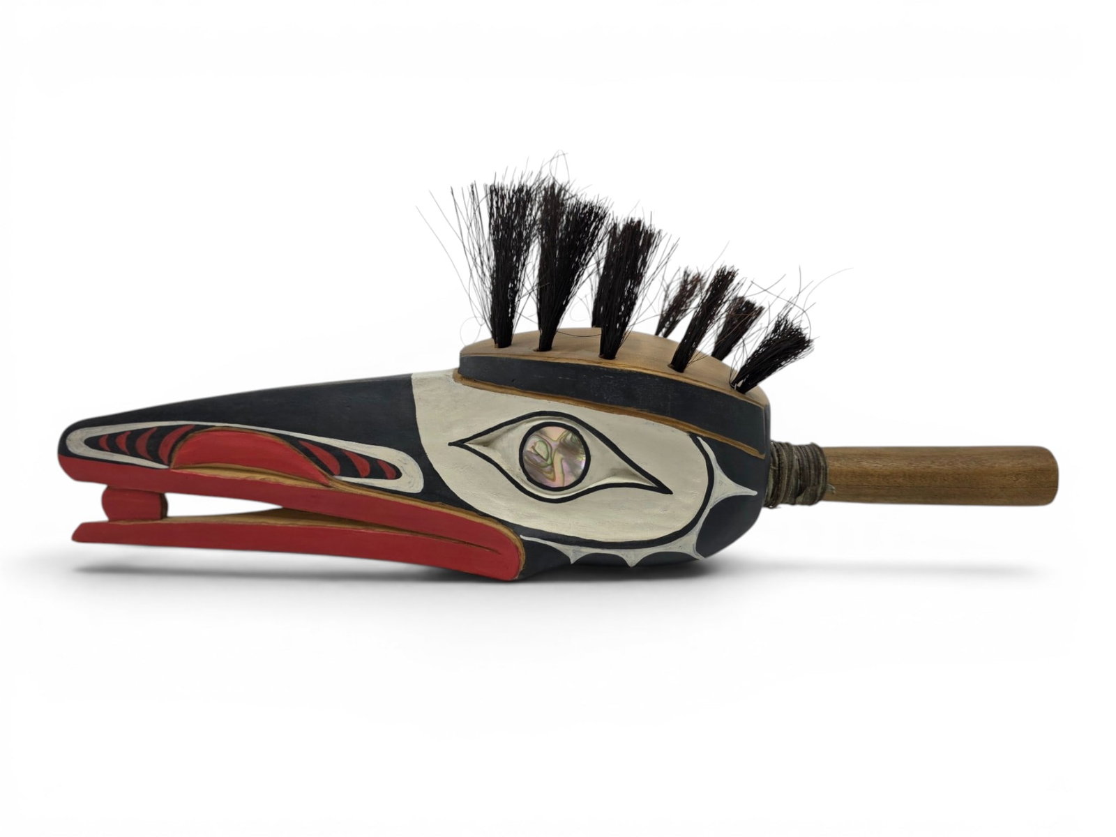 Northwest Coast Raven Dance Rattle - Ivan "Coyote" Otterlifter (1 of 10)