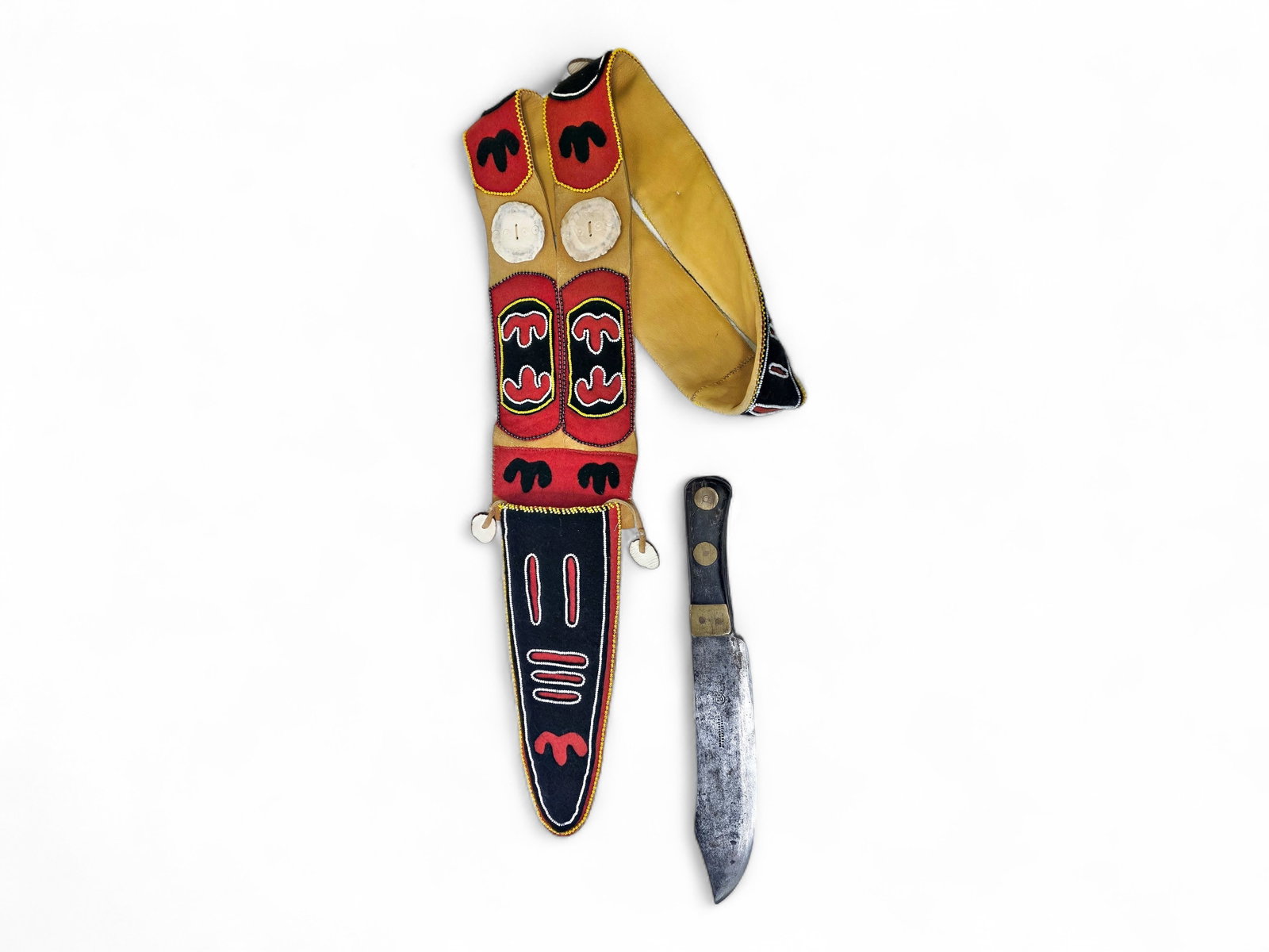 Tahltan Athabaskan Ceremonial Knife Sheath by Glen Cowan Simpson (1 of 16)