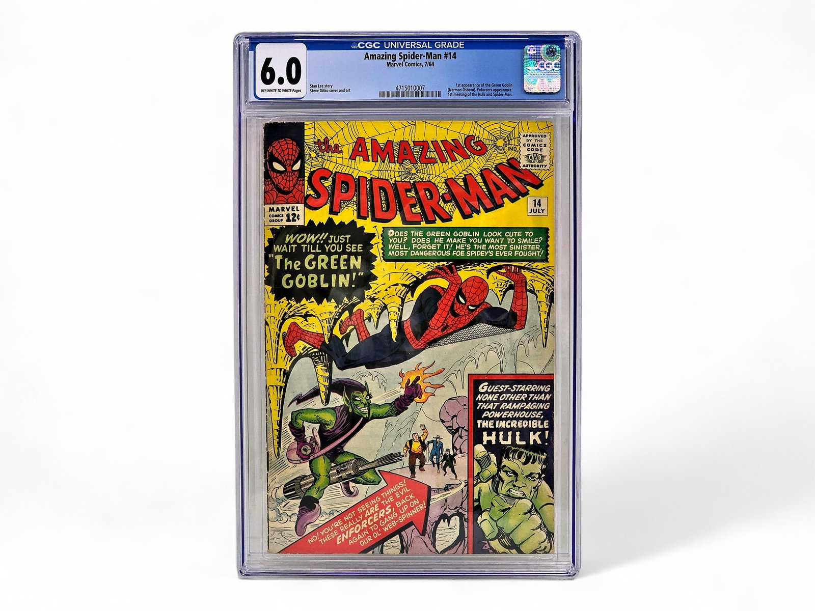 The Amazing Spider-Man #14 Comic Book - CGC 6.0 (1 of 3)