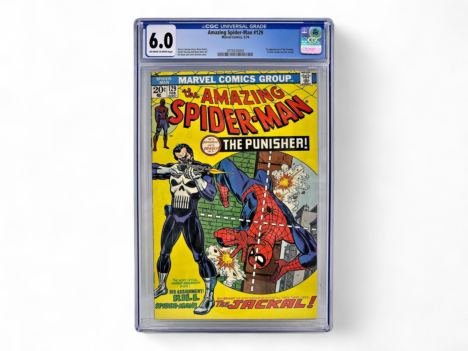 The Amazing Spider-Man #129 Comic Book - CGC 6.0 (1 of 3)