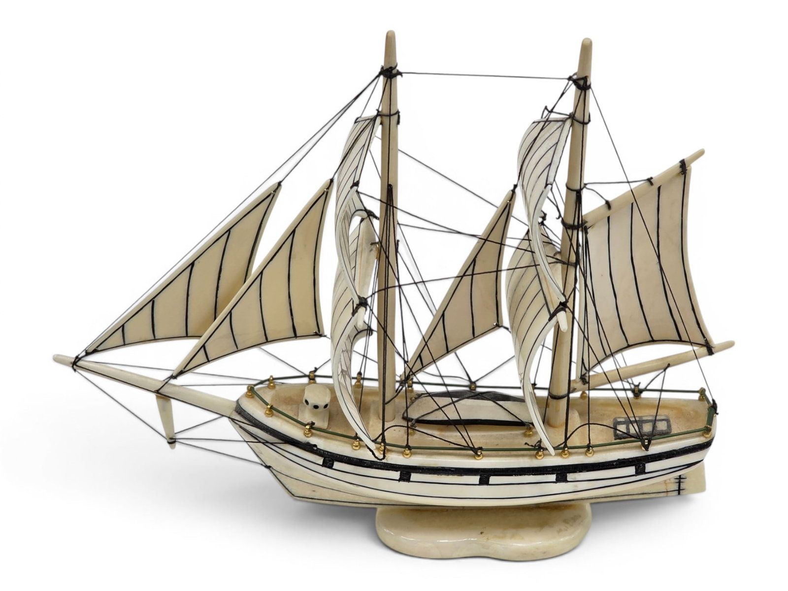 Walrus Tusk Two-Masted Schooner - Carl O. Iyakitan (1 of 12)