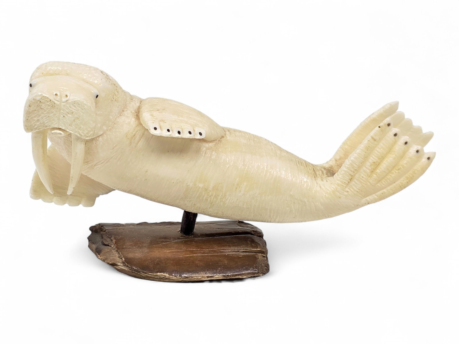 Carved Walrus Figure – Jamie Seppilu (1 of 7)