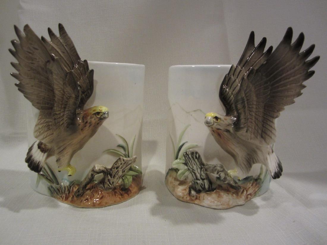 Two (2) Vintage Holt-Howard Eagle Wall Vases - 1958 (1 of 10)