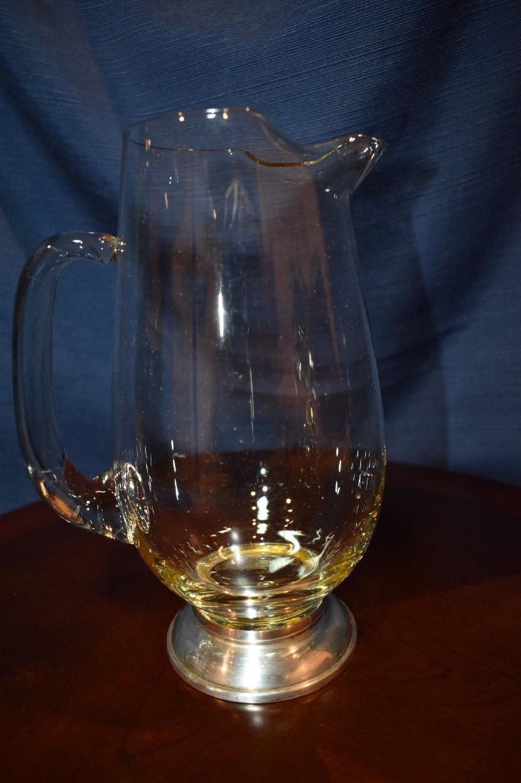 Vintage Rogers MCM Crystal & Sterling Silver Pitcher (1 of 12)