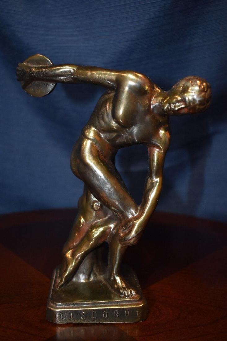 Bronze Sculpture - Discobol - "The Discus Thrower" (1 of 11)