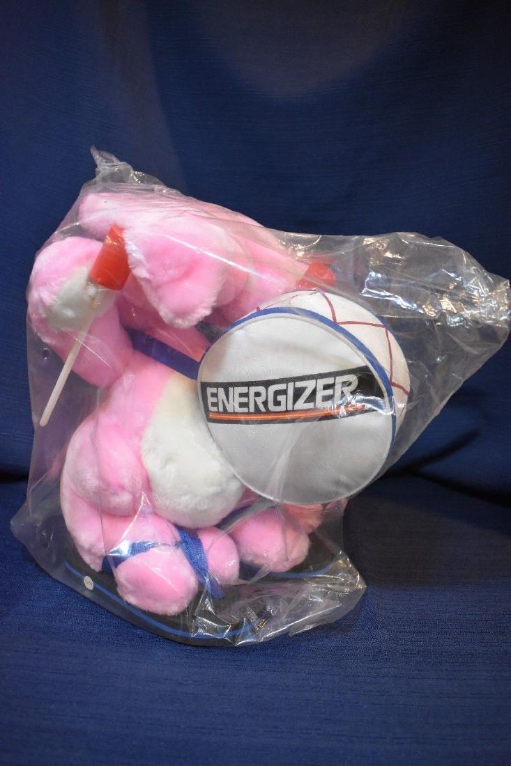 Vintage Energizer Stuffed Plush Bunny - 22" - 1989: Stock # A2893 - Vintage Energizer Stuffed Plush Bunny Complete with All Accessories - 1989 Still in original packaging. Approximately 22" tall Please see all photos.