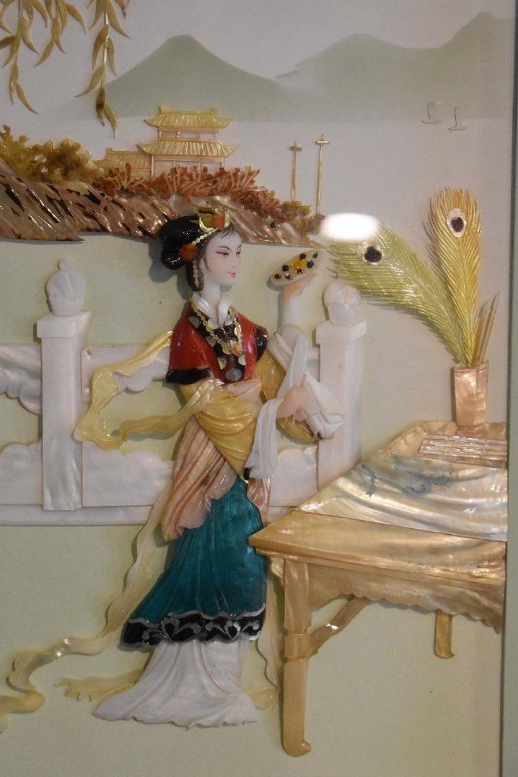 Japanese/Chinese/Asian Mother of Pearl Shadow Box (1 of 11)