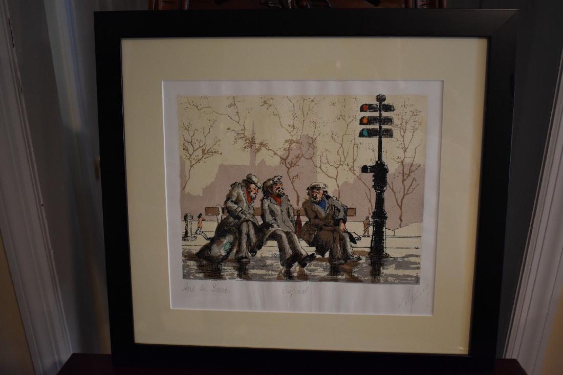 marcel harang 「on the bench」 Marcel Harang Print 
