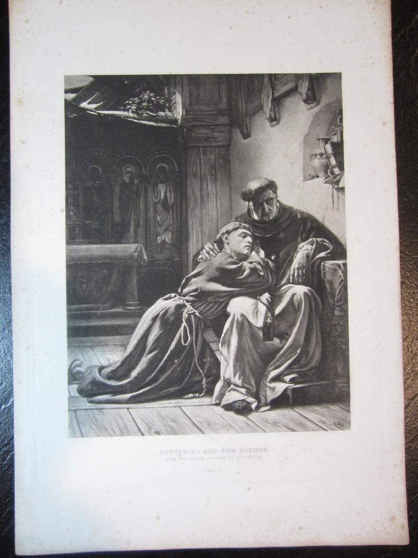 Antique Photogravure Print by Gebbie & Co.  "Gottfried" (1 of 5)