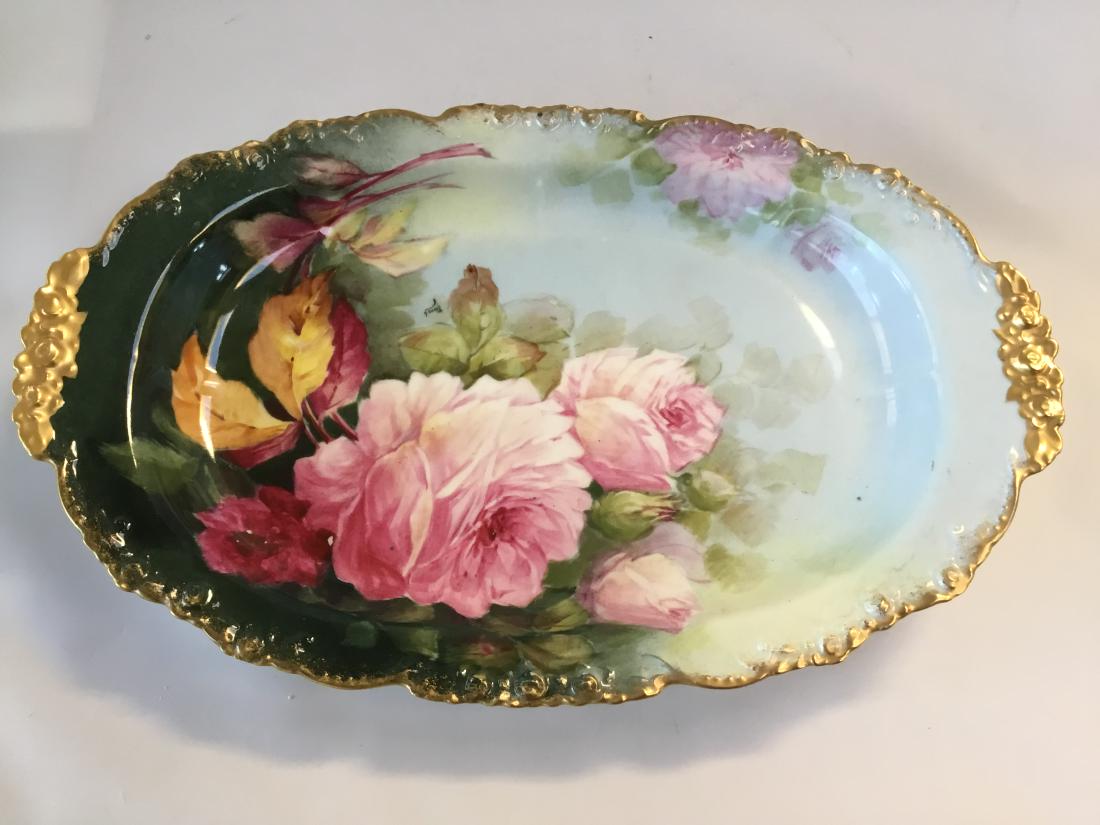 LIMOGES PLATTER WITH GILDED EDGE (1 of 5)