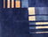 Chinese Art Deco Blue Geometric Rug - 7