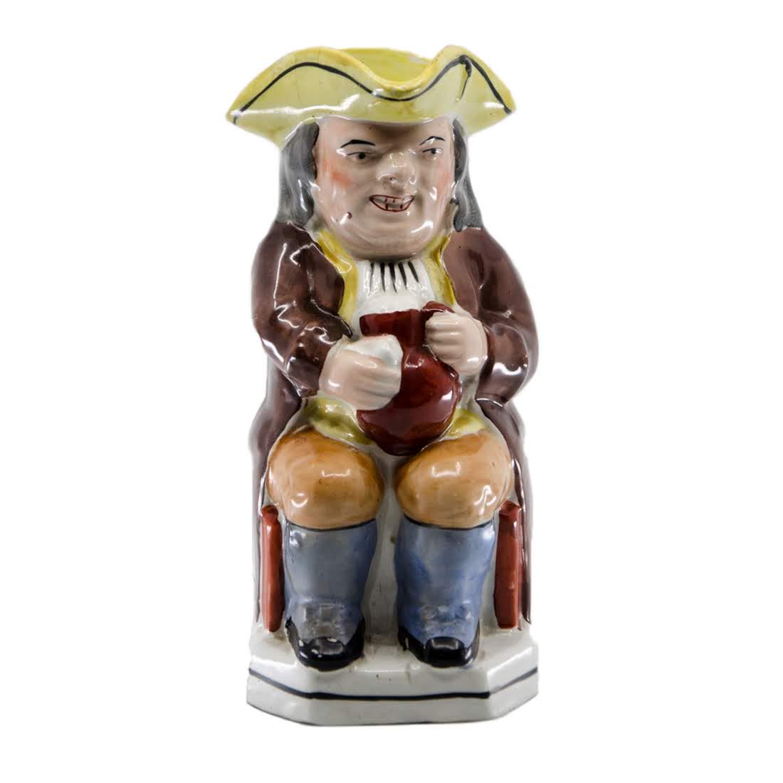 Antique Majolica Quaker Man Toby Jug (1 of 7)