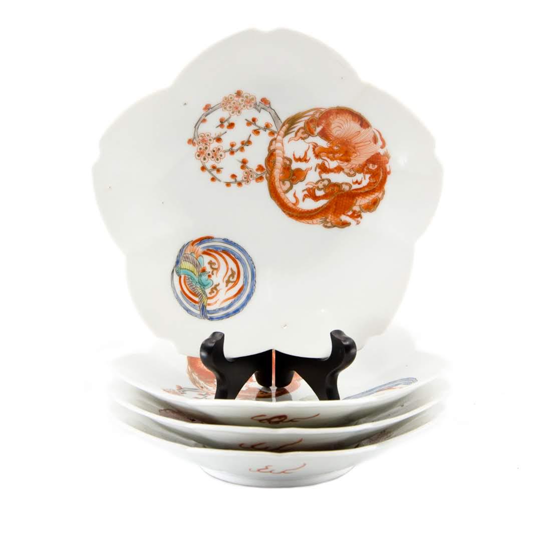 Set of Four Antique Chinese Porcelain Bowls (1 of 12)