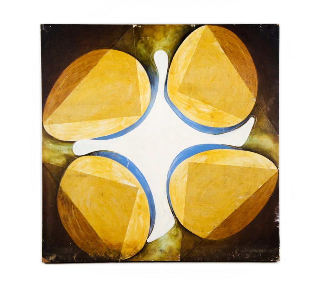 1990s Abstract Oil on Board Painting (1 of 12)