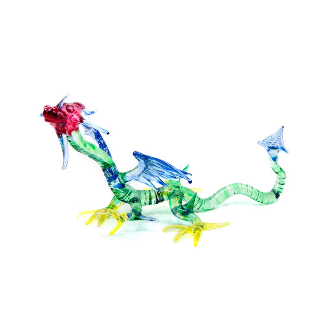 Hand-Blown Art Glass Dragon Figurine (1 of 10)