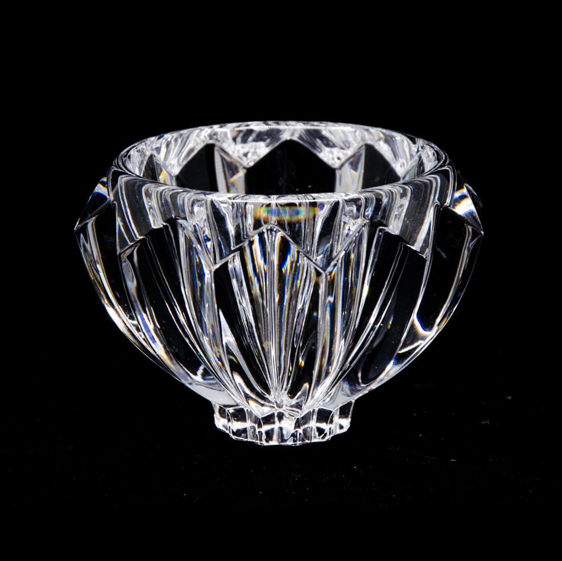 Orrefors Signed Crystal Bowl (1 of 8)