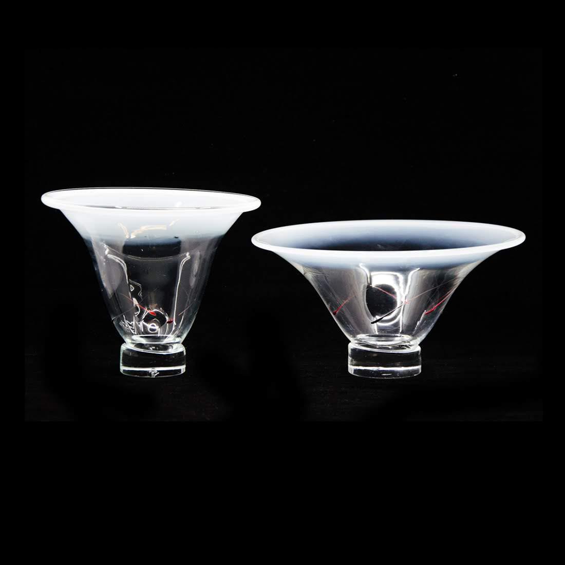 Pair of Seguso Signed Murano Glass Vases (1 of 11)