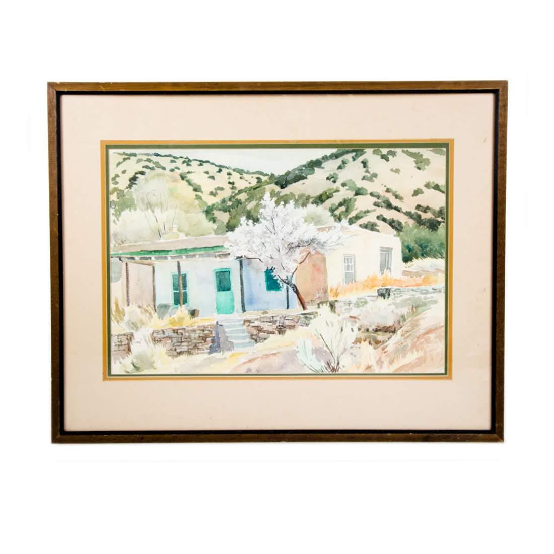 Watercolor on Paper Painting by T.R. Schuyler (1 of 15)