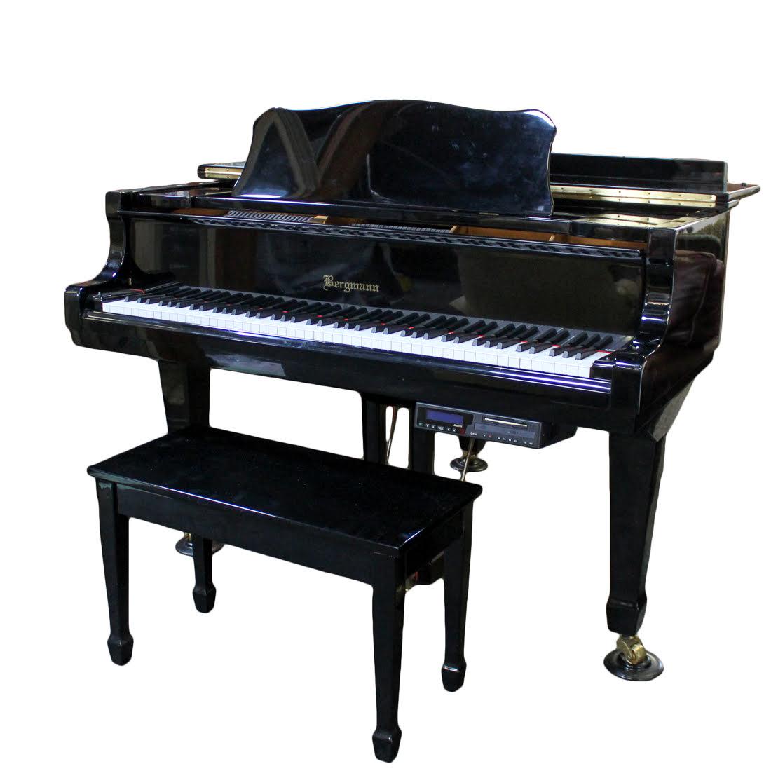 Bergmann Black Baby Grand Player Piano TG-150 (1 of 20)