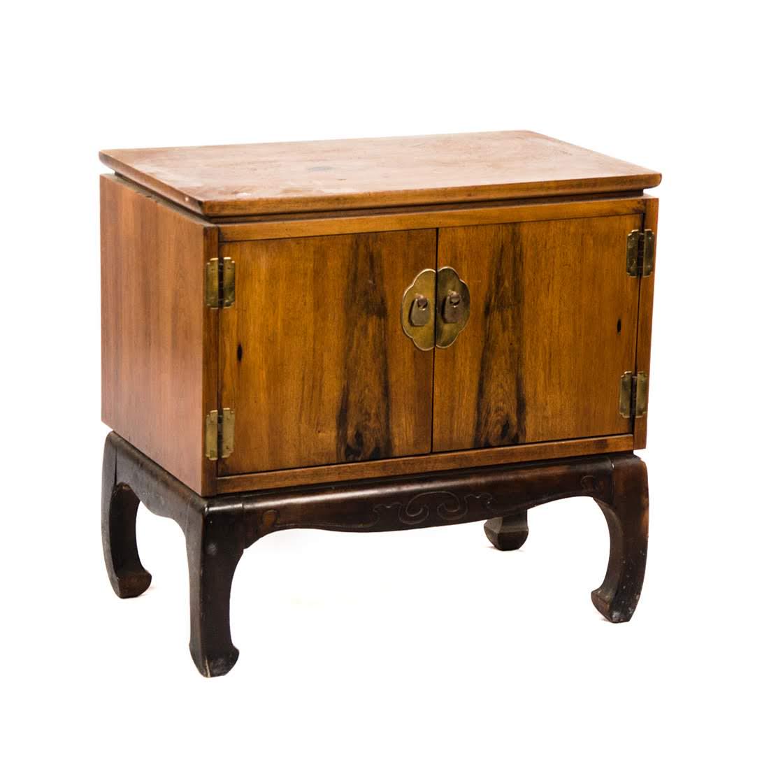 Chinese Style Yew End Table Cabinet by Lane Altavista (1 of 13)