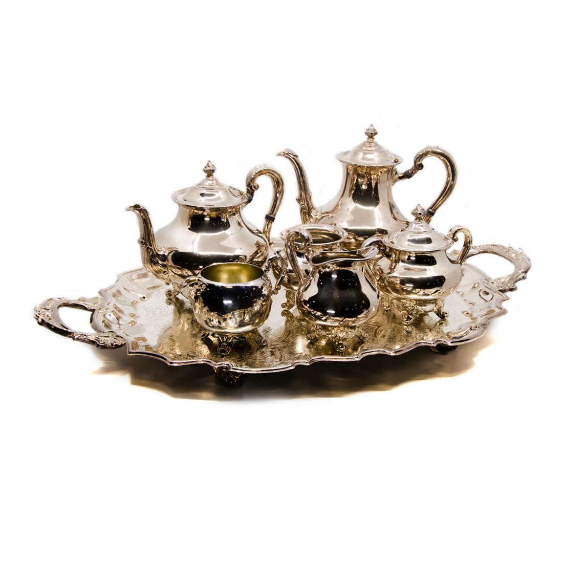 Silver-Plated Coffee and Tea Service (1 of 20)