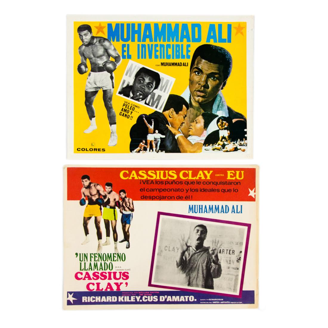 Original Muhammad Ali Film Movie Posters In Spanish