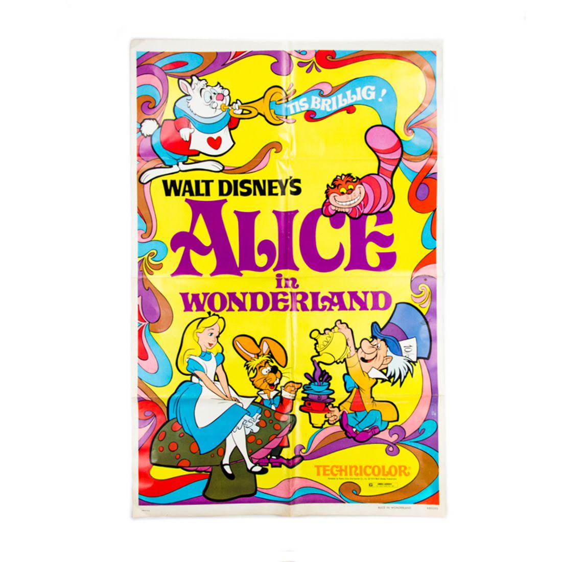 1974 Walt Disney's "Alice In Wonderland" Original Film (1 of 8)