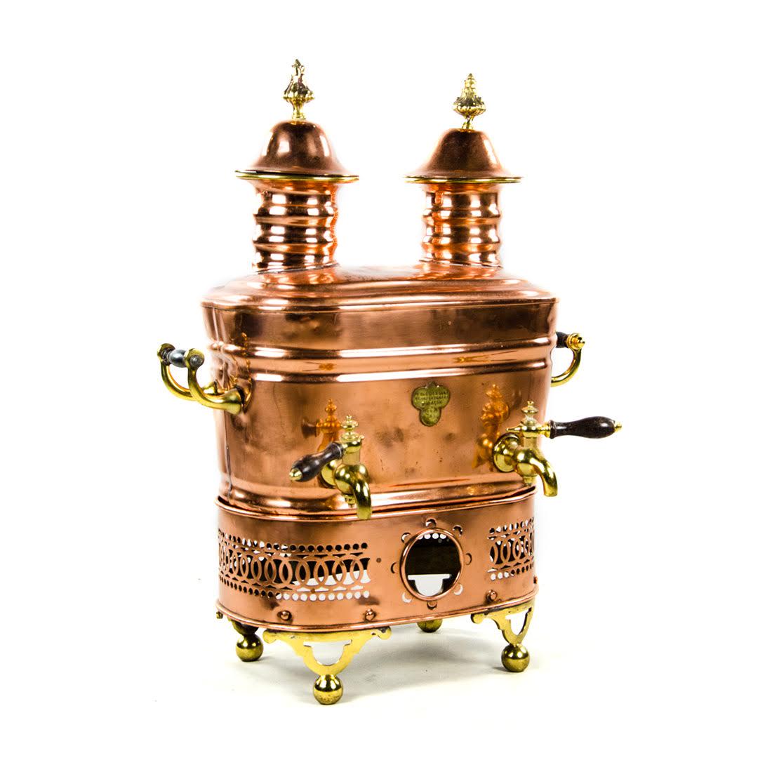 Antique W. Curtis & Sons Copper Samovar (1 of 10)