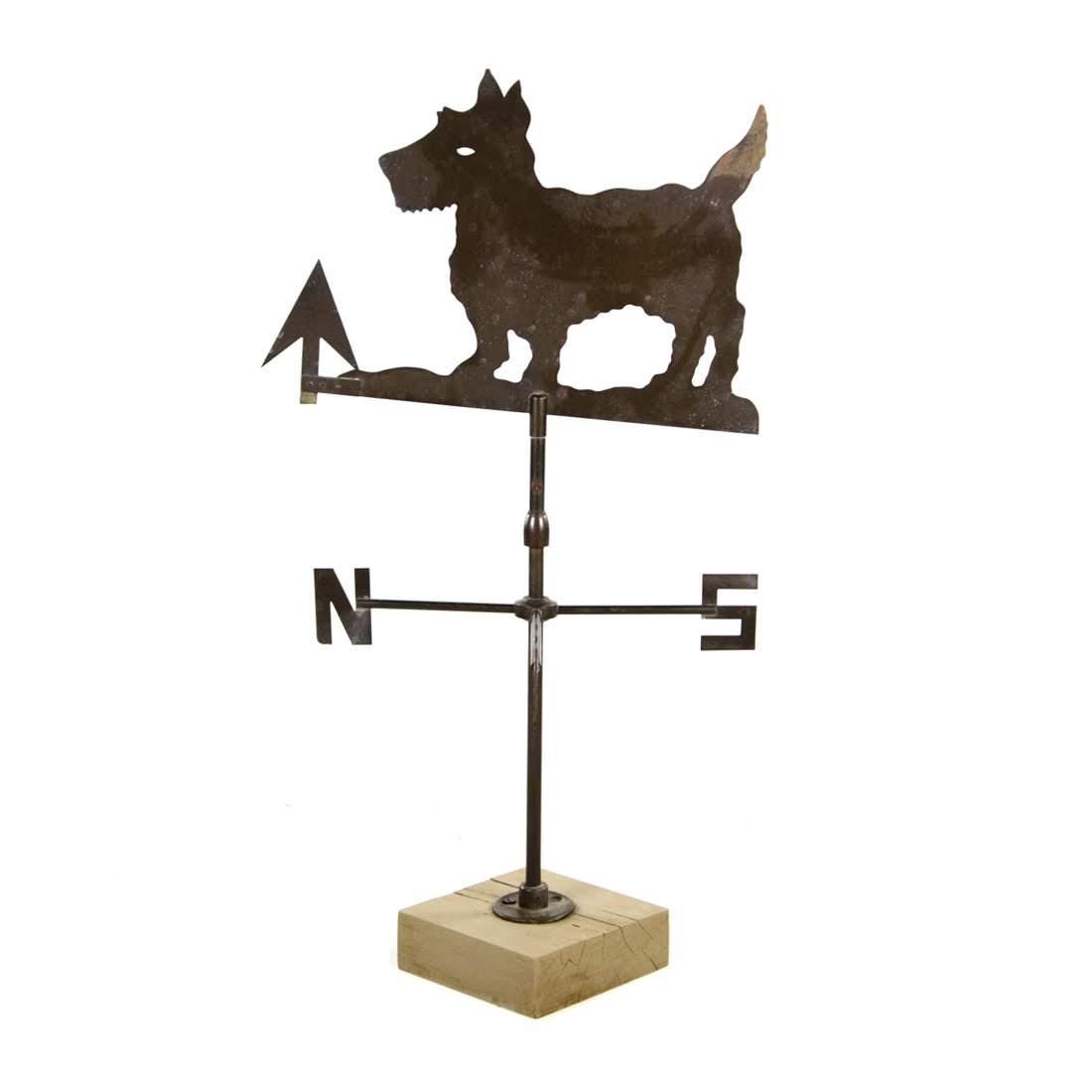Handmade Bronze Scottish Terrier Weathervane (1 of 9)