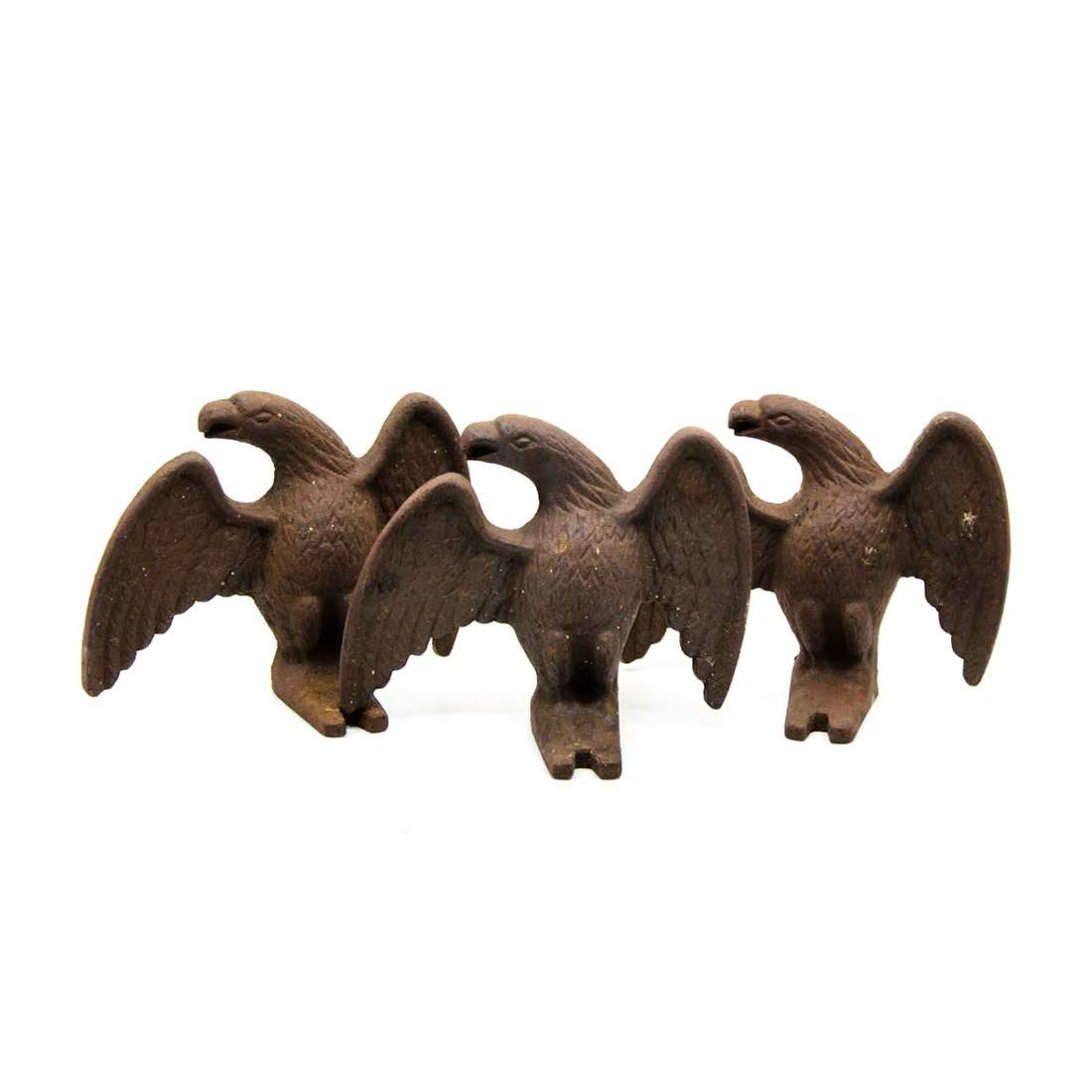 Set of Antique Cast Iron Eagle Door Stoppers (1 of 5)