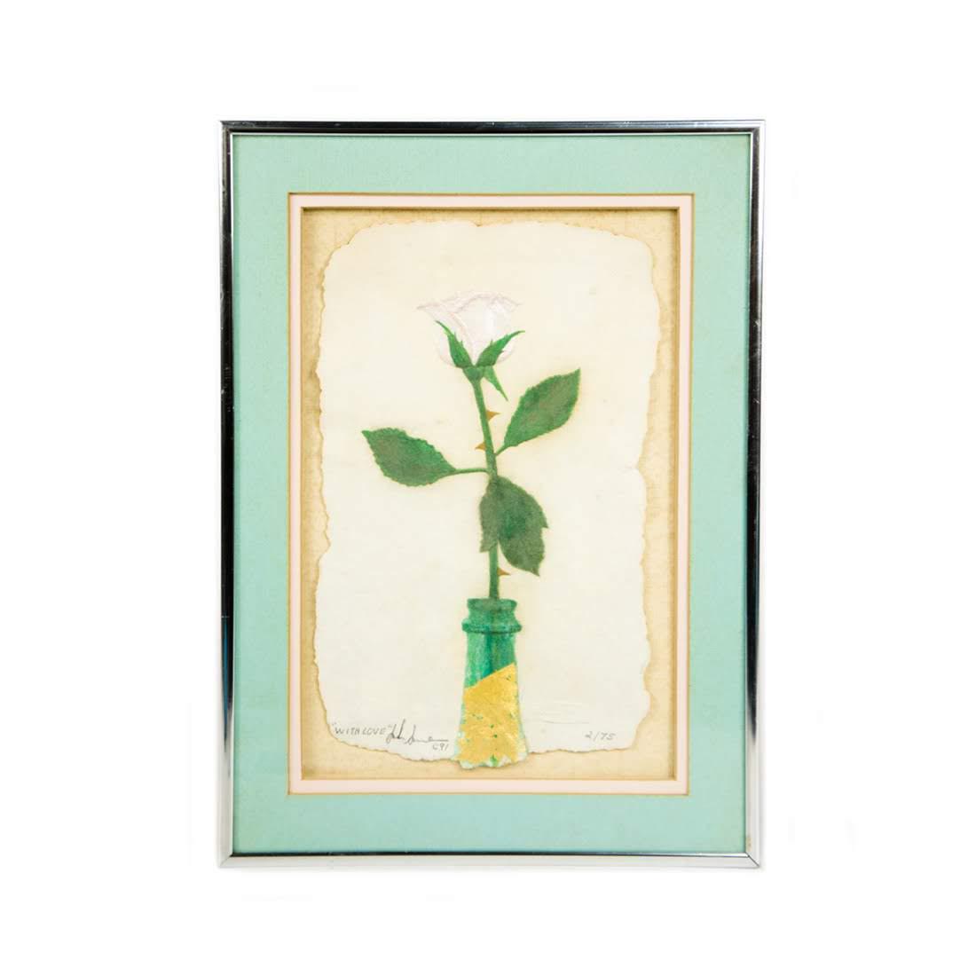 1991 Watercolor on Handmade Paper by John Saunders (1 of 11)