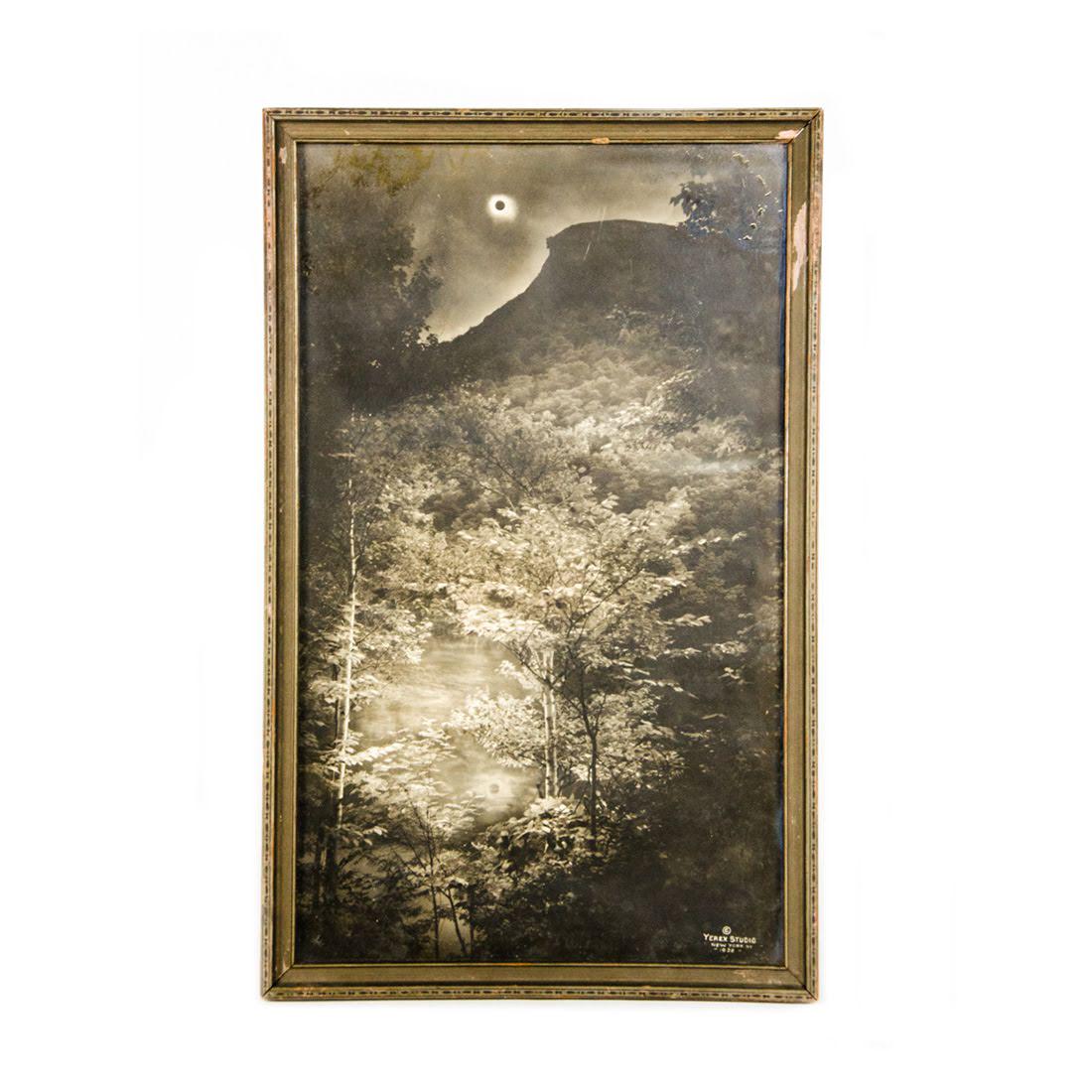 1932 Photograph of Old Man of the Mountain, NH by Yerex (1 of 11)