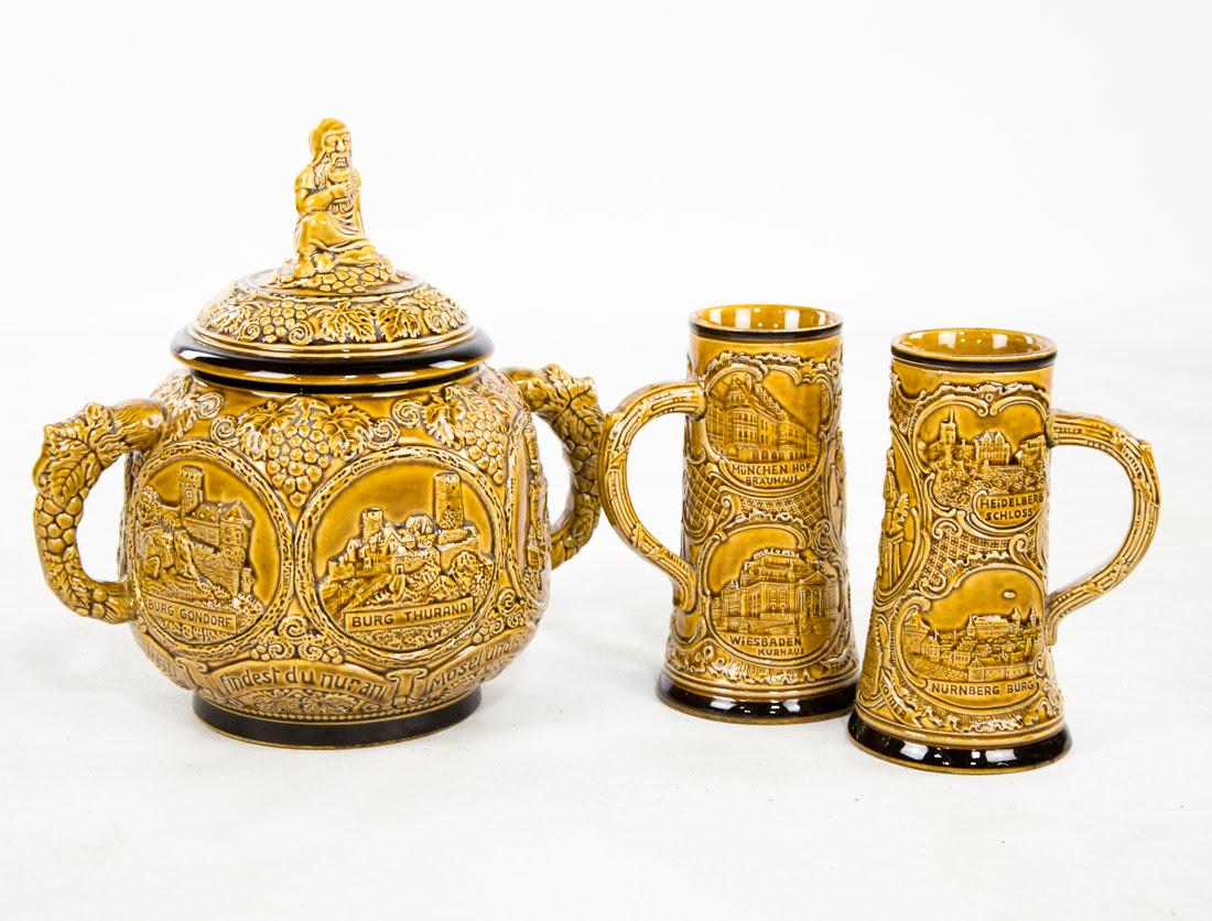 German Ceramic Jar and Stein Set by Marzi and Remy (1 of 14)