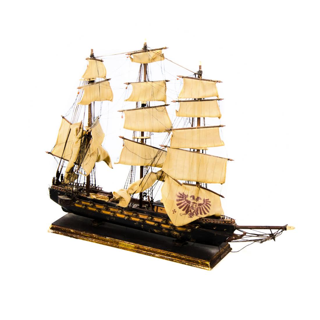 Antique Model Sailing Ship (1 of 16)