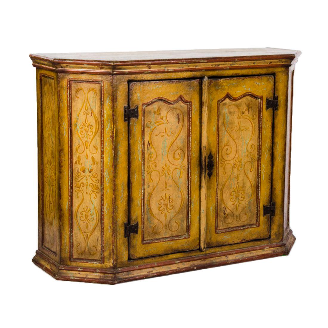 19th C. Italian Hand-Painted Wooden Buffet (1 of 18)