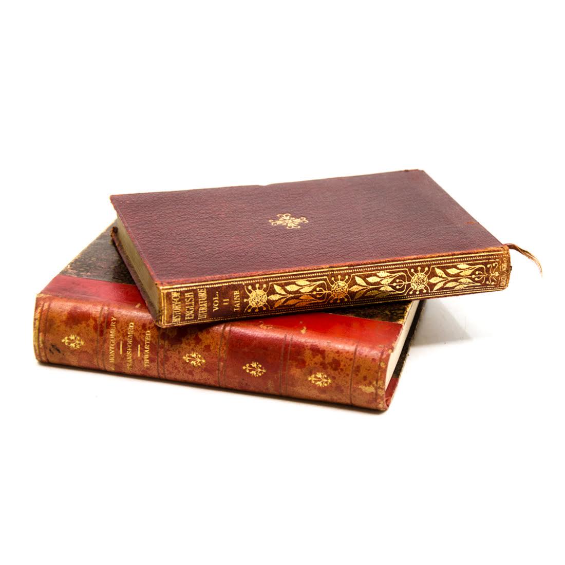 Antique Gilded Leather-Bound Books (1 of 11)