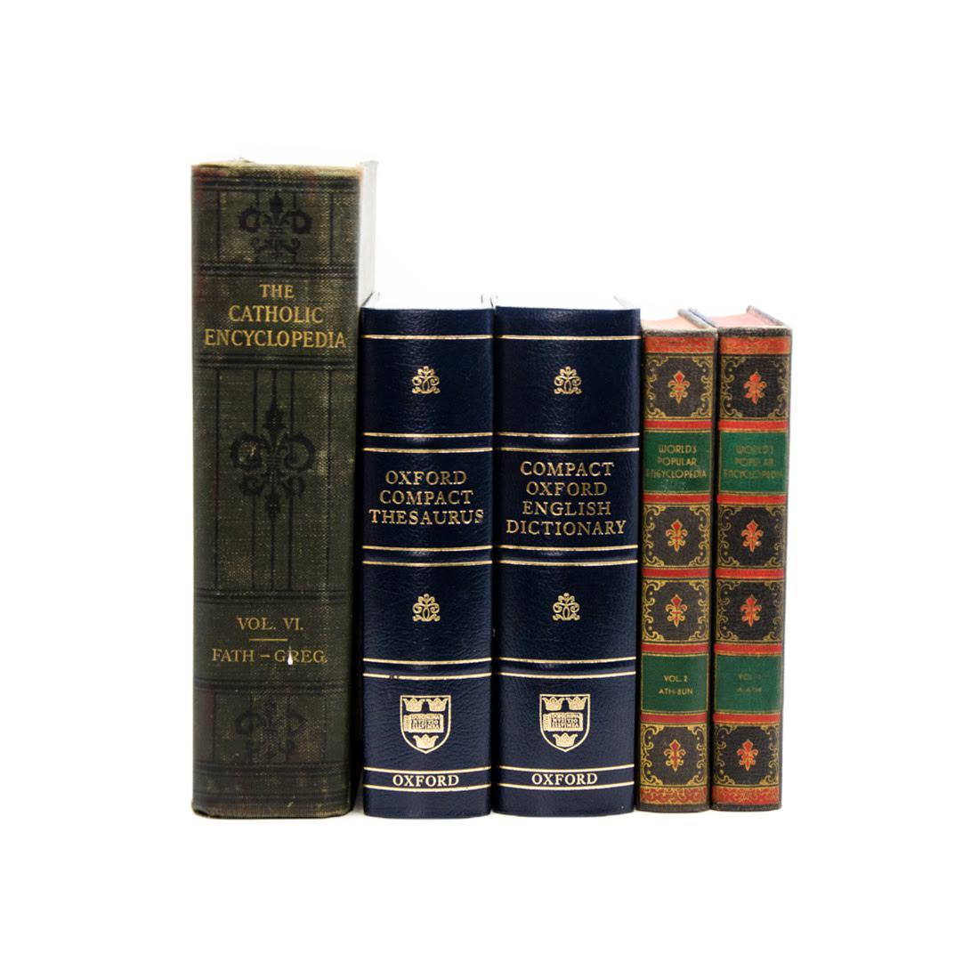 Vintage to Antique Hardcover Reference Books (1 of 15)