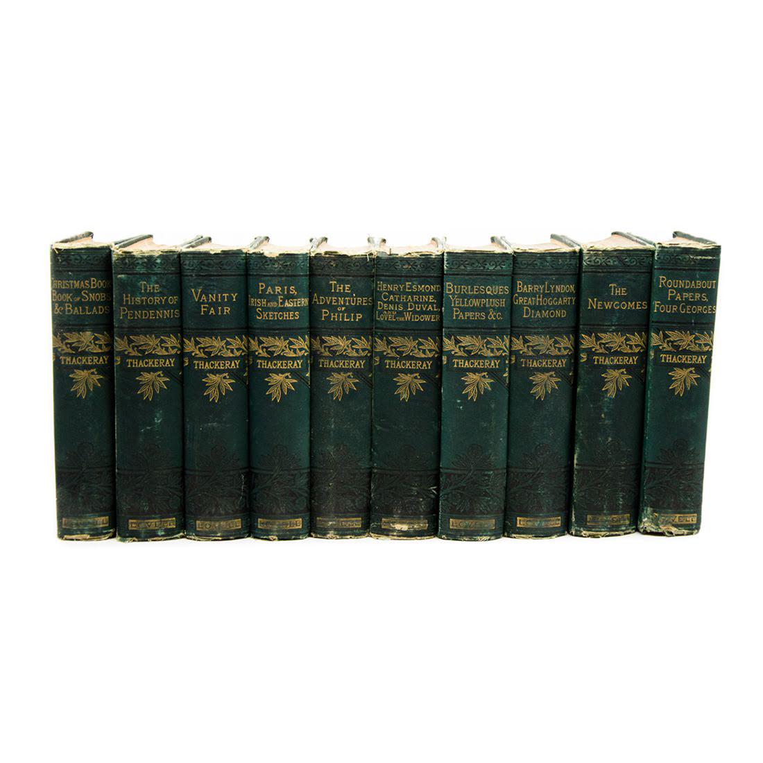 19th C. Set of "Thackeray's Works" Published By John (1 of 11)