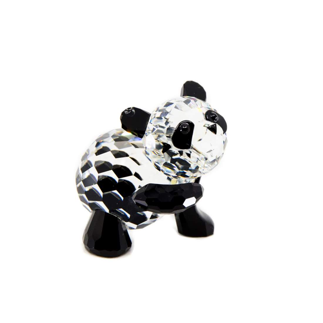 Swarovski Silver Crystal Panda Bear Figurine - 7611 (1 of 12)
