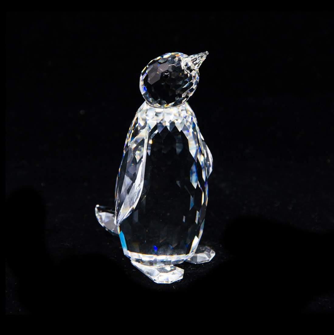 Swarovski Silver Crystal Penguin Figurine - 7643 (1 of 11)