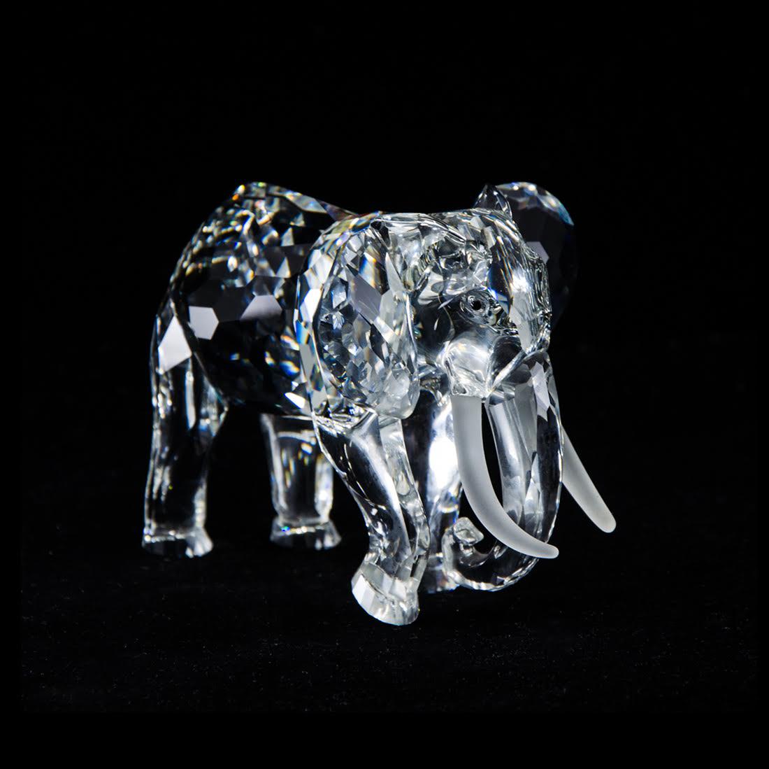 1993 Swarovski Silver Crystal Elephant Figurine - (1 of 16)