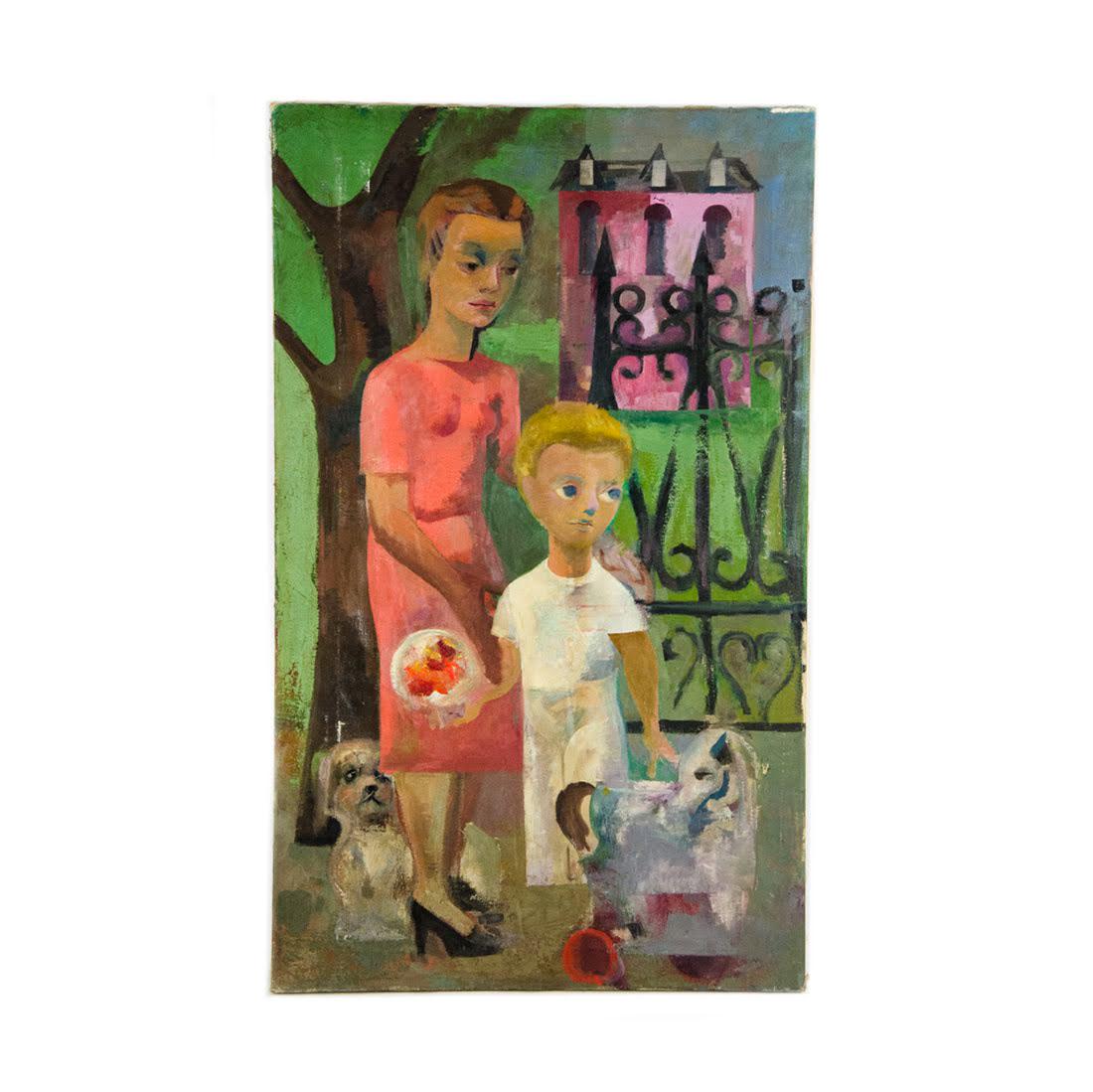 Cubist Oil on Canvas by Howard Mandel (1 of 13)