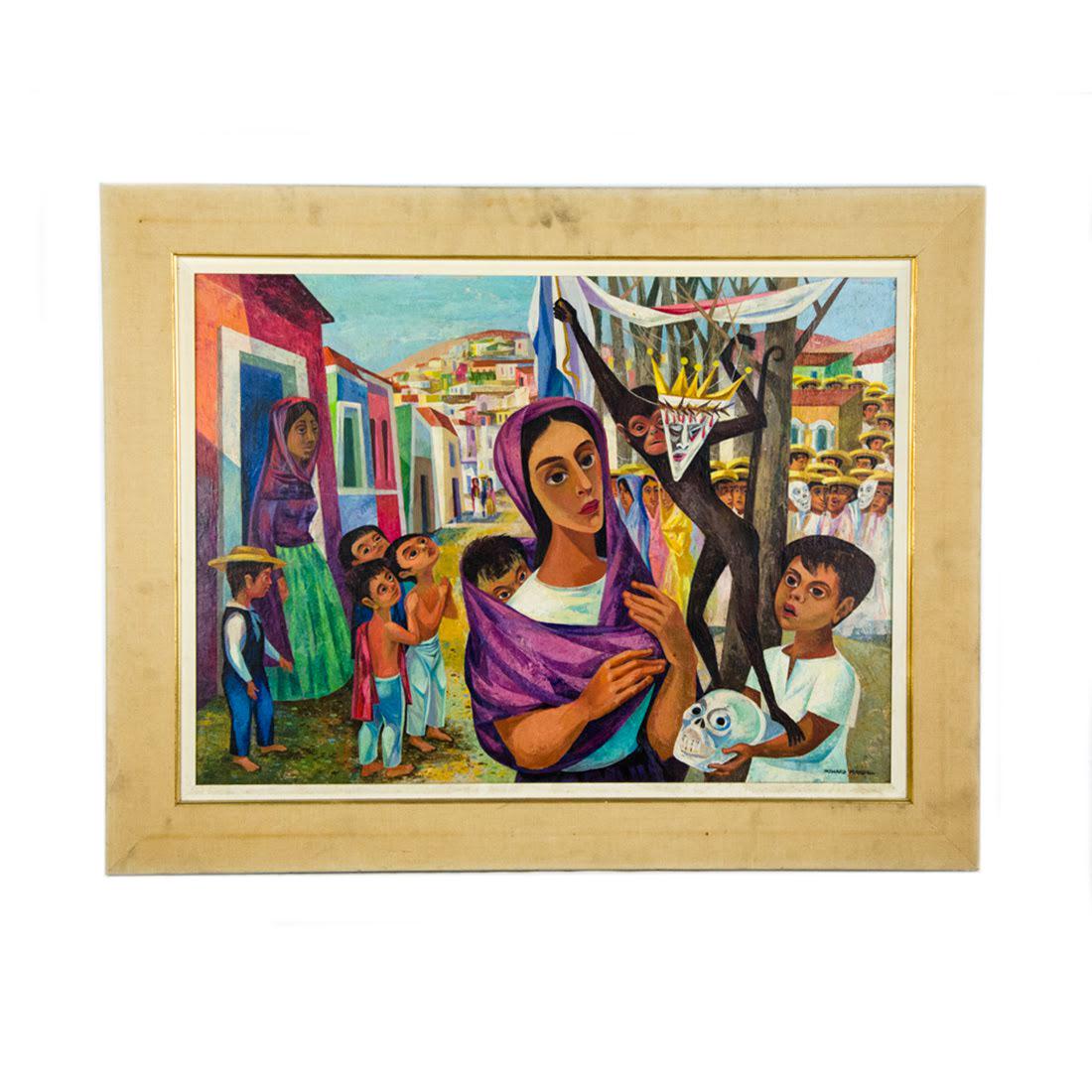 Acrylic on Board "All Soul's Day" by Howard Mandel (1 of 16)