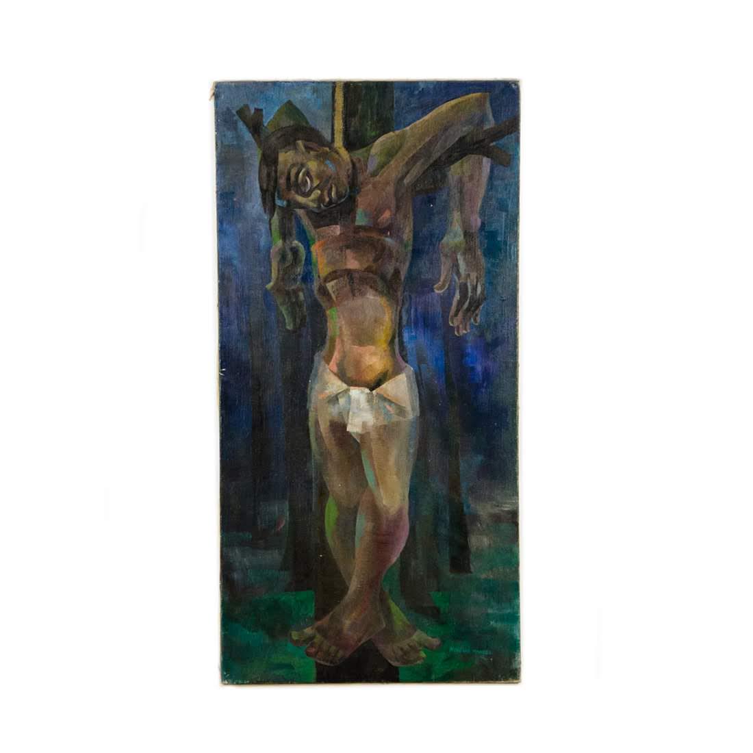 Cubist Oil on Canvas by Howard Mandel (1 of 12)