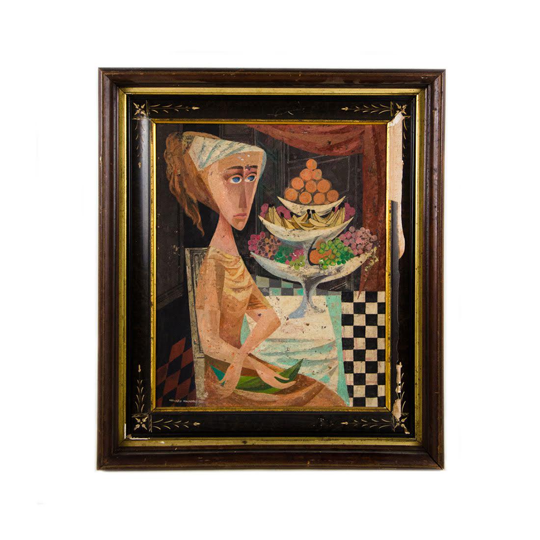 Cubist Casein on Board by Howard Mandel (1 of 14)