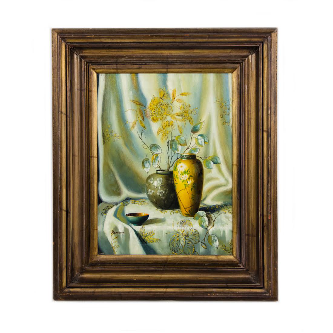 Oil on Canvas Still Life by Umberto Romano (1 of 11)